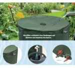 Citerne RÉCUP'O, diamètre: 600 mm, 250 litres, vert