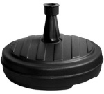Pied de parasol, plastique, rond, 430 mm