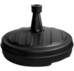 Pied de parasol, plastique, rond, 430 mm