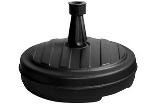 Pied de parasol, plastique, rond, 430 mm