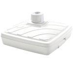 Pied de parasol, plastique, carré, (L)565 mm