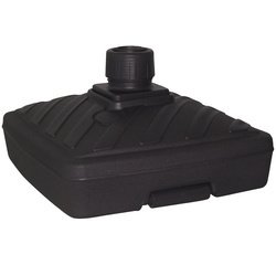 Pied de parasol, plastique, carré, (L)565 mm