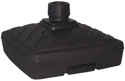 Pied de parasol, plastique, carré, (L)565 mm