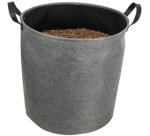 Sac pellets, en feutre, 60 litres, gris foncé