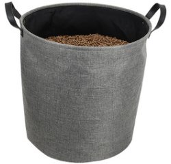 Sac pellets, en feutre, 60 litres, gris foncé