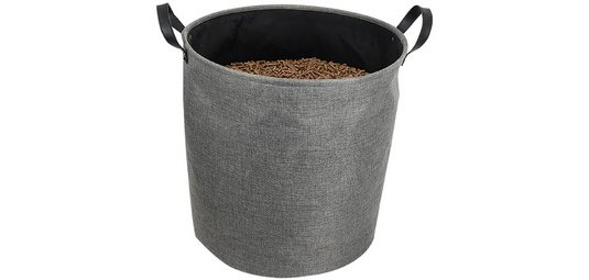 Sac pellets, en feutre, 60 litres, gris foncé