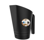 Kan voor pellets, plastic, capaciteit: 700 g, zwart