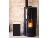 Bac pour granulés de bois, 36 litres, noir