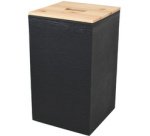 Bak voor houtpellets, 36 liter, zwart