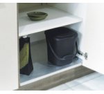 Poubelle à compost, 6 litres, anthracite