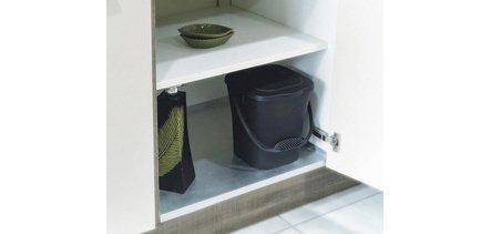 Poubelle à compost, 6 litres, anthracite