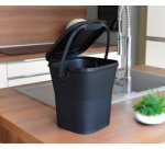 Poubelle à compost, 6 litres, anthracite