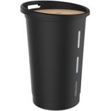 Bac à pellets, 38 litres, noir