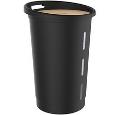Bac à pellets, 38 litres, noir