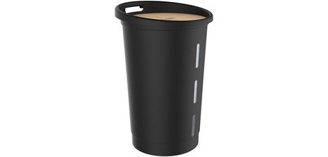Bac à pellets, 38 litres, noir