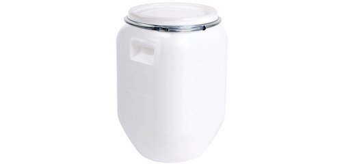 Fût de stockage, 25 litres, plastique, blanc
