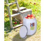 Fût de stockage, 25 litres, plastique, blanc