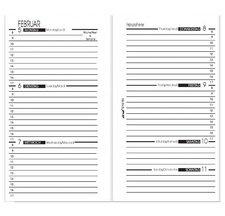 bind Recharge 2027 pour agenda bind A7, modèle 17501