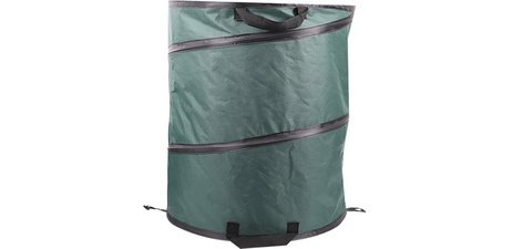 Sac de jardin POP UP, 117 litres, polyester, vert foncé