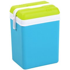 Glacière, plastique, 15 litres, bleu clair/vert