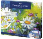 FABER-CASTELL Kit de peinture acrylique, 18 pièces