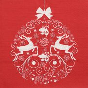 Serviette à motif de Noël 'Deers Couple'