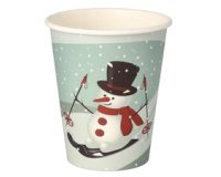 Cardboard cup 'Snowman' 20 cl