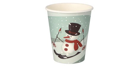 Gobelet en carton 'Snowman', 0,2 l