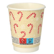 Gobelet en carton 'Candy Canes', 0,2 l