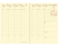 Quo Vadis - Agenda - 2027 - Affaires Prestige - Semainier Planning - Multilingue - Silk - Noir - 13 mois de décembre à décembre - 10x15 cm Papier Clairefontaine ivoire