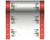 Chemin de table de Noël 'Plain Christmas Trees'