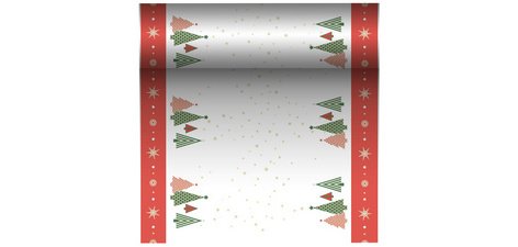 Chemin de table de Noël 'Plain Christmas Trees'