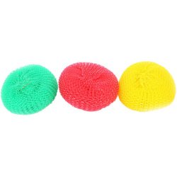 Spirale à récurer en plastique, 15 g, assorti