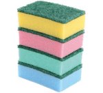 Éponge Colour, en mousse/non-tissé dur