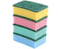Éponge Colour, en mousse/non-tissé dur