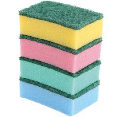 Éponge Colour, en mousse/non-tissé dur