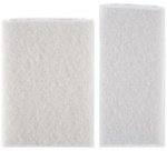 Pad non tissé, non-tissé doux, 220 x 160 mm, blanc