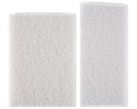 Pad non tissé, non-tissé doux, 250 x 115 mm, blanc