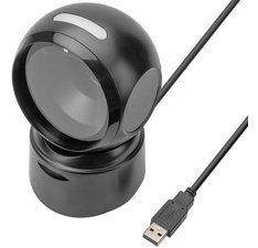 Lecteur de code-barres 1D/2D USB, noir