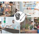 Lecteur de code-barres 1D/2D USB, noir