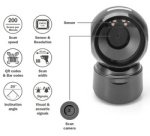 Lecteur de code-barres 1D/2D USB, noir