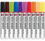 Marqueur pour tissu 'Textile Marker', set de 10