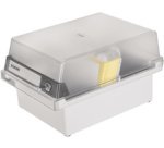 Boîte à fiches pour 800 cartes, A6 paysage, gris clair