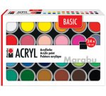 Set de peinture acrylique BASIC, 12 x 18 ml
