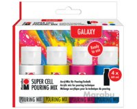 Super Cell Pouring Mix-Set GALAXY, 4 x 60 ml