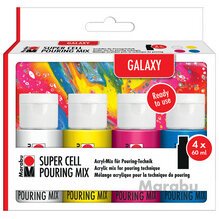 Super Cell Pouring Mix-Set GALAXY, 4 x 60 ml