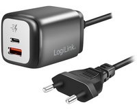 Dubbele USB-adapter, USB-A en USB-C vrouwelijk