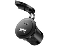 Oplader voor de autoaansteker, USB-A & USB-C