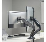 Support double écran, alu, longueur bras: 450 mm