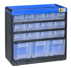 Casier à tiroirs VarioPlus Pro 29/32, 16 compartiments